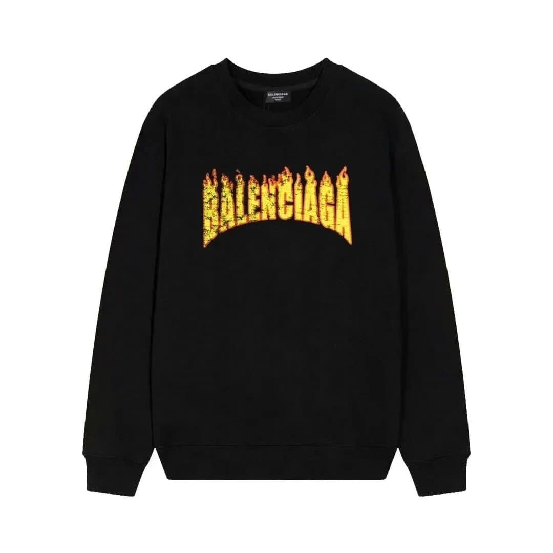 Balenciaga Long-Sleeve Tee Logo Print — 24