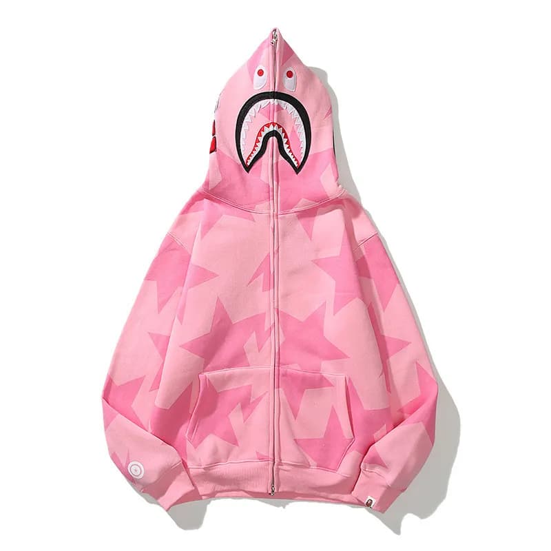 BAPE Shark Hoodie Star Camo