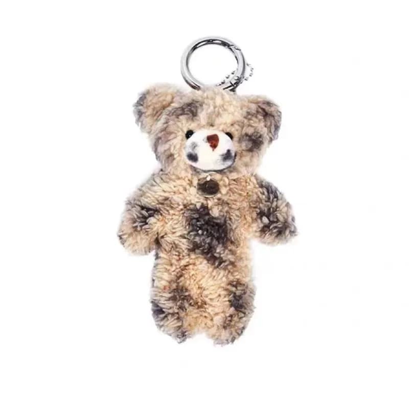 Be@rbrick Teddy Bear Keychain Shaggy Fur
