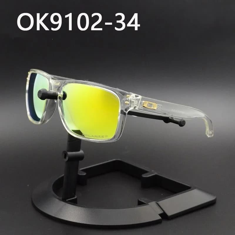 Oakley Holbrook Clear Frame with Yellow Iridium Lens