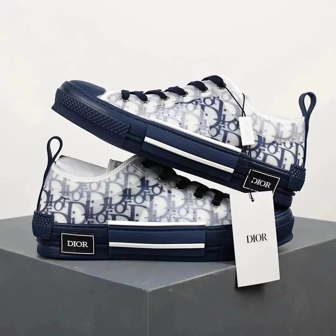 Dior B23 Low Top Monogram Lace — 16