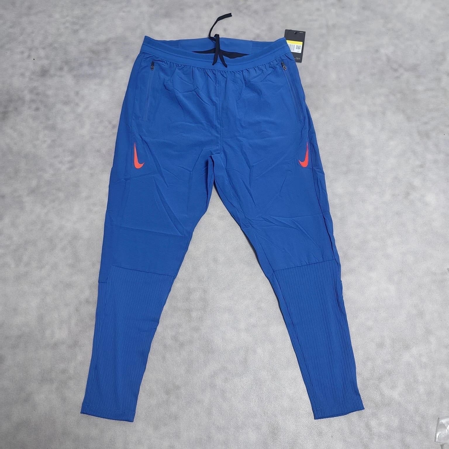 Nike Tech Knit Pants Royal Blue/Total Orange