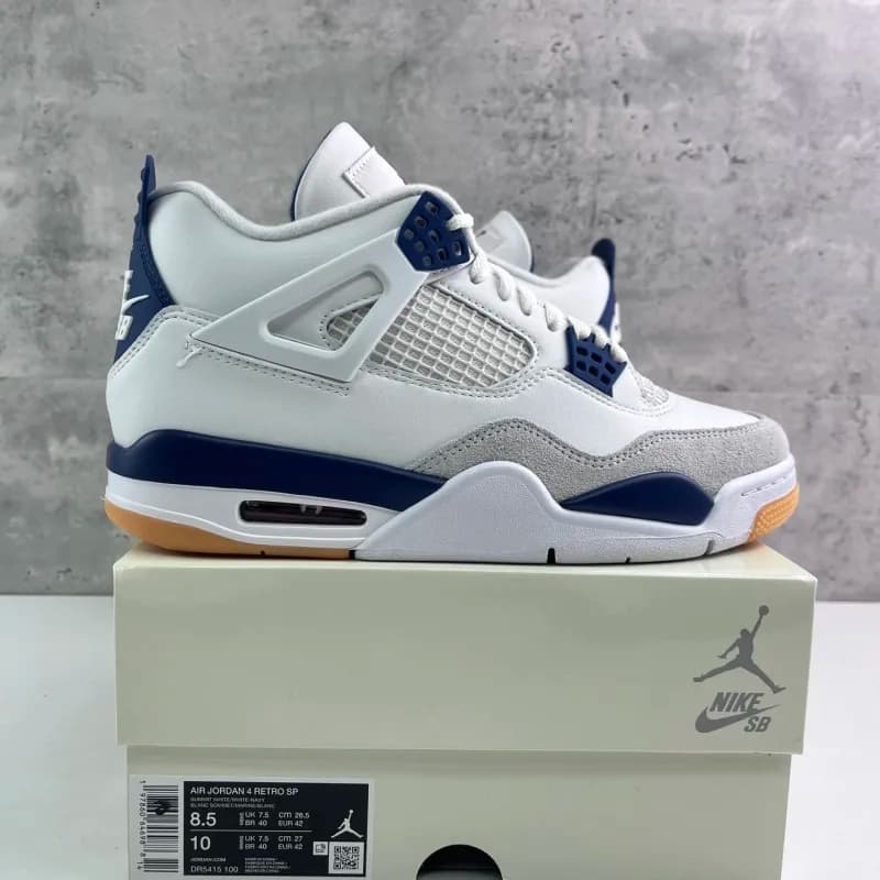 Air Jordan 4 Retro Bred Yellow — 联名白蓝 DR5415-100