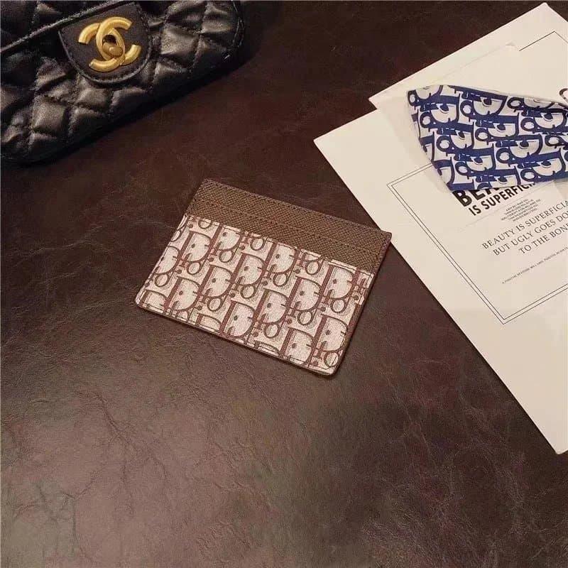 Dior Card Holder Oblique Print