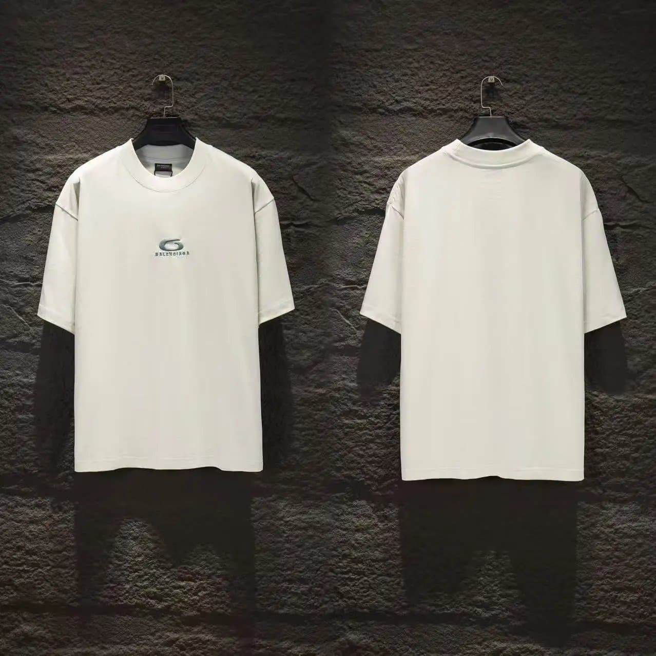 Balenciaga Logo T-Shirt Oversized Script — 56