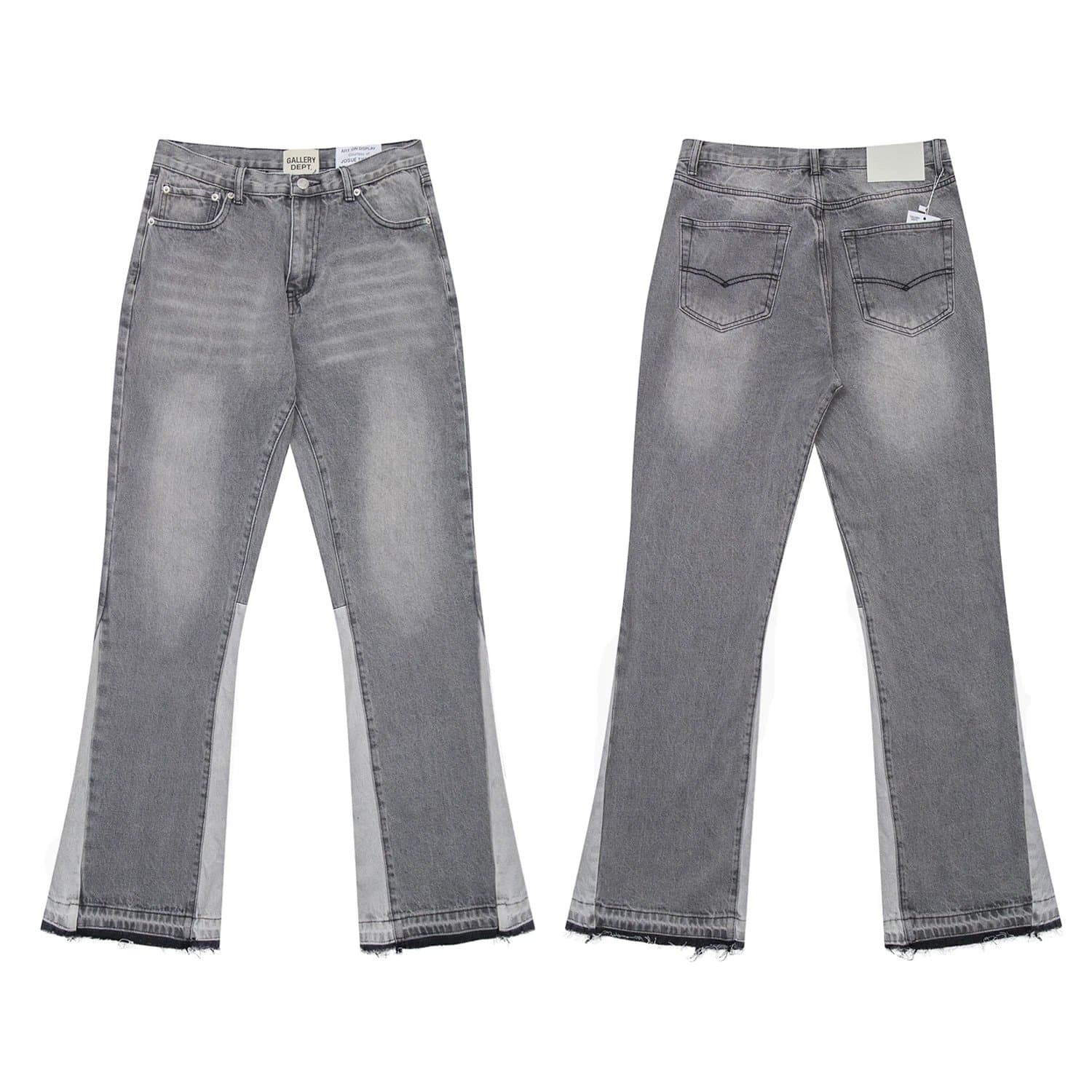 Gallery Dept. Flared Jeans Distressed Paint-Splatter — 639