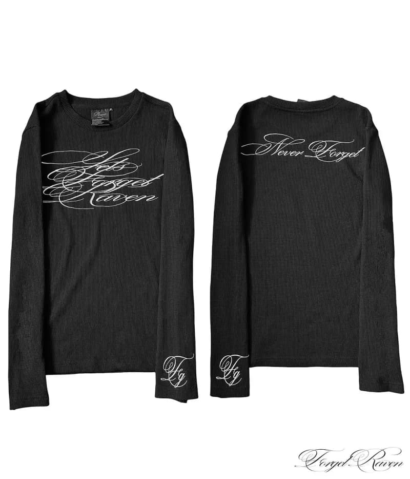 Fear of God Long Sleeve Top Never Forget Script