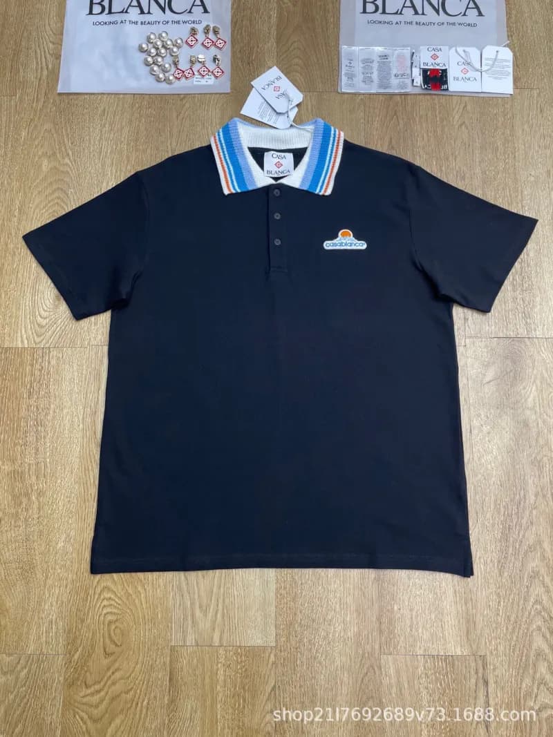 Polo Shirt Sunset Logo