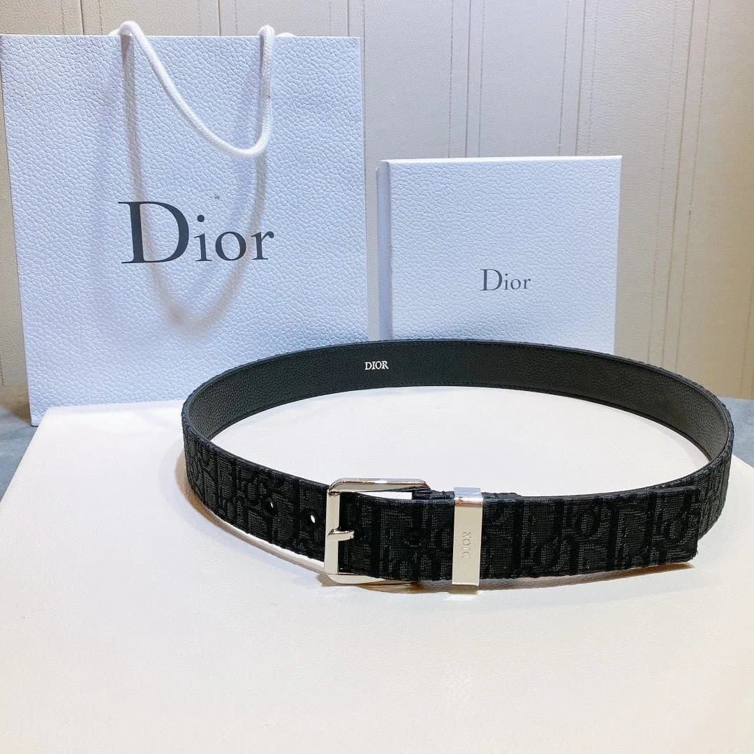 Dior Oblique Belt Monogram Canvas