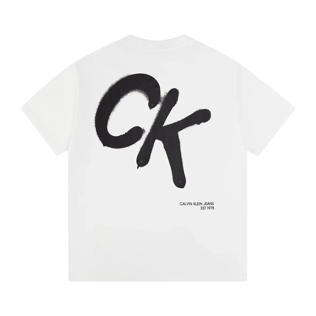 Calvin Klein CK Logo Tee Monogram Print — 8