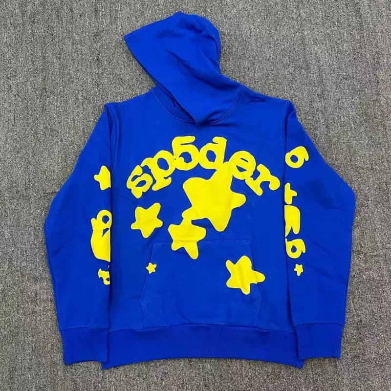 Sp5der Hooded Sweatshirt Star Print