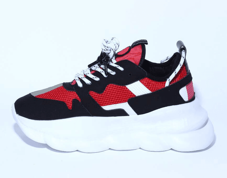 Balenciaga Triple S Red Black White