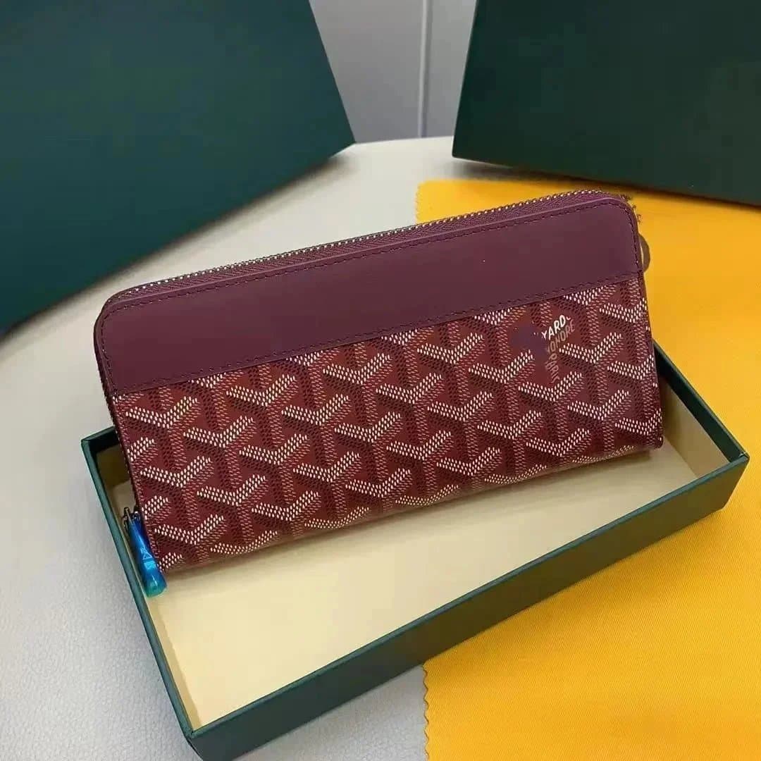 Goyard Card Holder Chevron Pattern — DD050185037