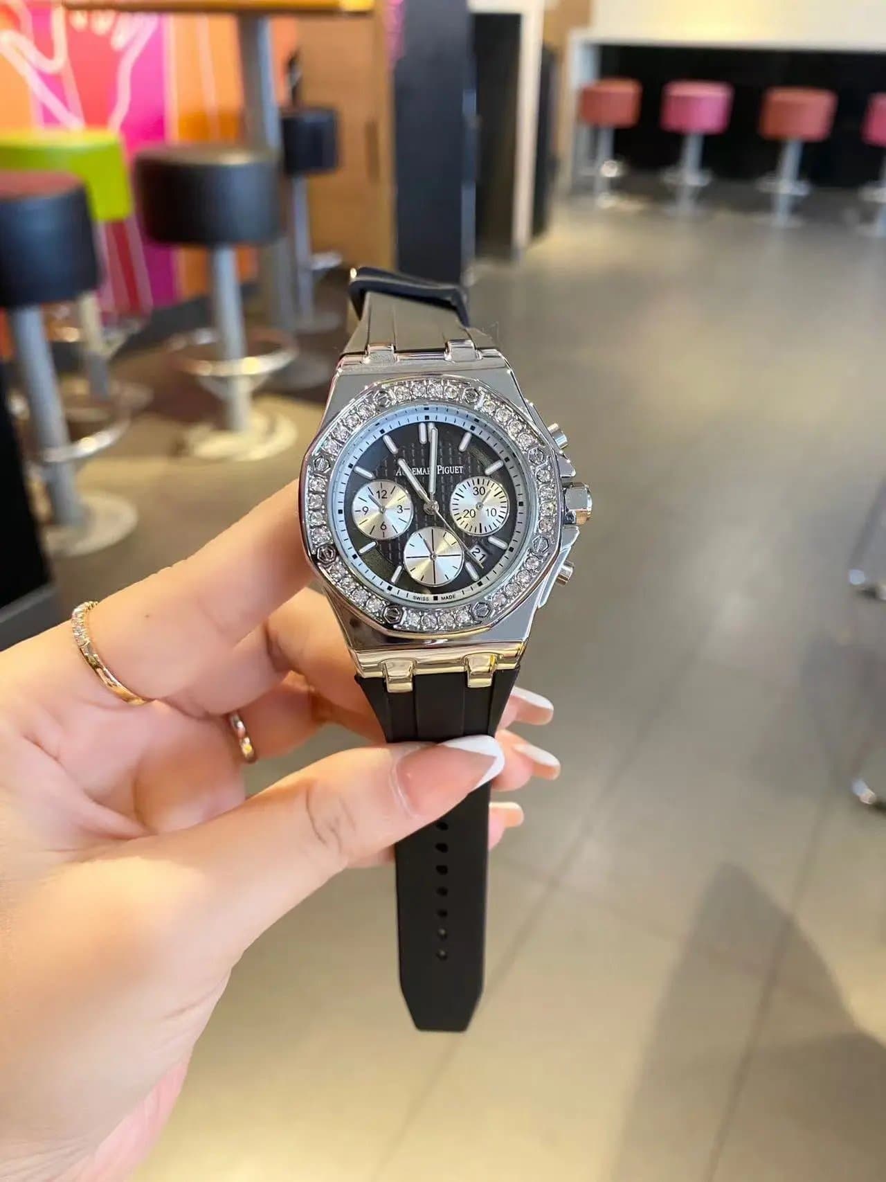 Audemars Piguet Royal Oak Chronograph Diamond Bezel