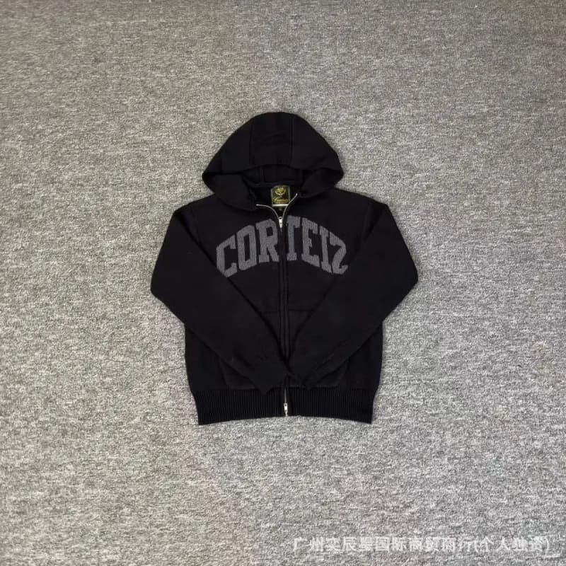 Corteiz Cruisez Sweatshirt Ship Graphic — 5015#黑色