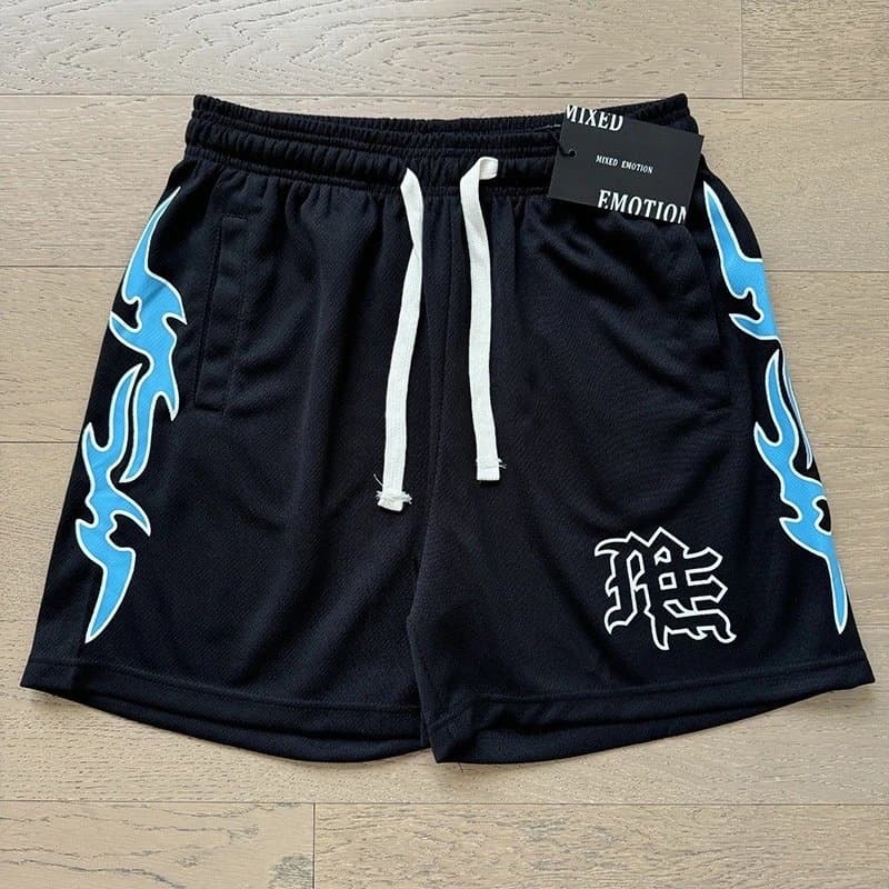Mixed Emotion Emotion Shorts Script Logo — X0025黑蓝