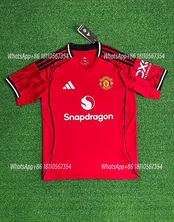 Adidas Manchester United Home Jersey Snapdragon Sponsor