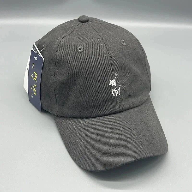 Polo Ralph Lauren Baseball Cap Red Pony Logo — 碳灰POLO