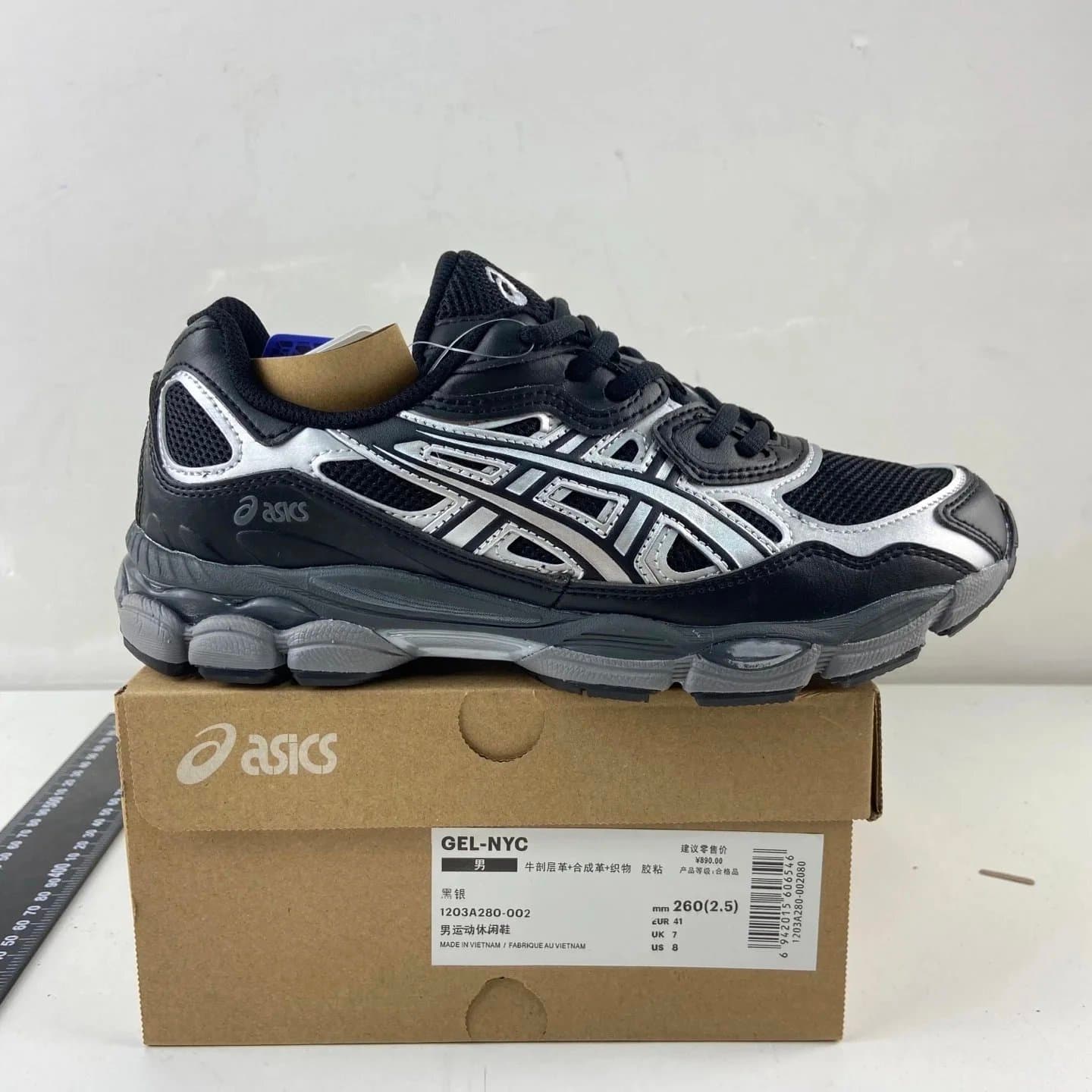 Asics GEL-NYC Black Silver