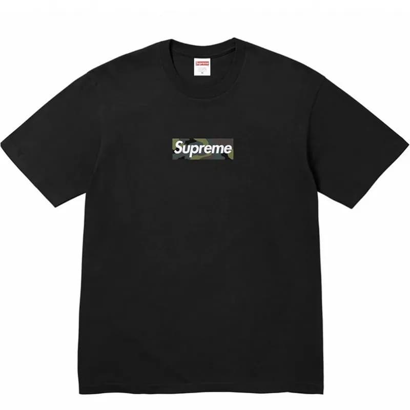 Supreme T-Shirt Patchwork Logo — 0HH14黑色
