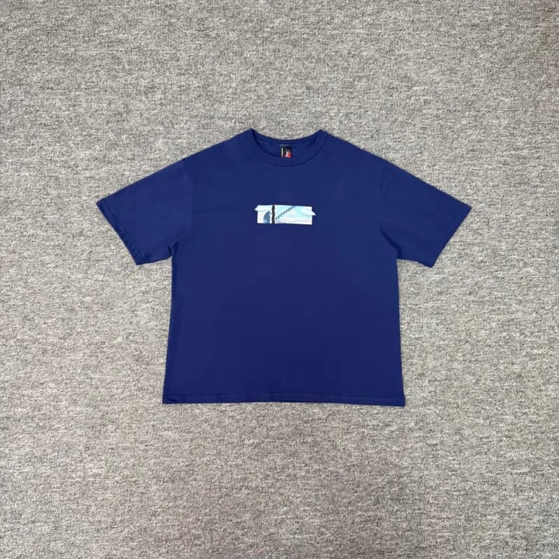 Levi's Straight Fit Jeans Embroidered Back Pocket — 109短袖（藏青）