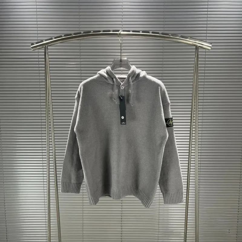 Stone Island Crewneck Sweater with Compass Patch — 13