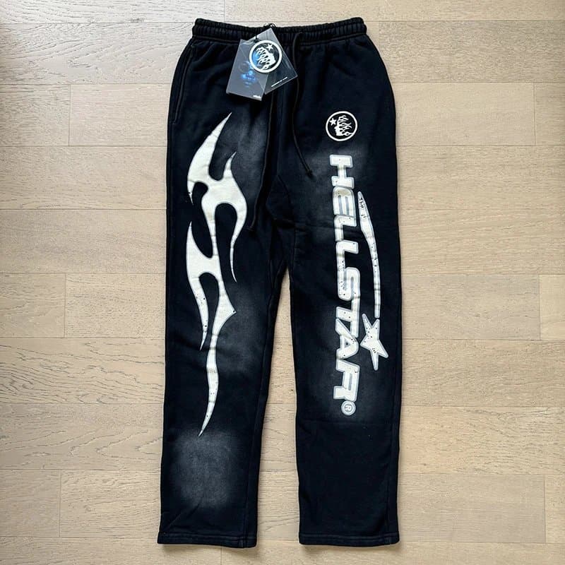 Travis Scott Cactus Jack Sweatpants Washed Black — x731黑色