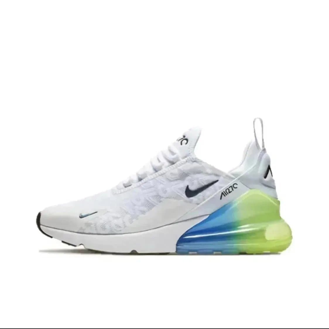 Nike Air Max 270 White Black Gold — 10