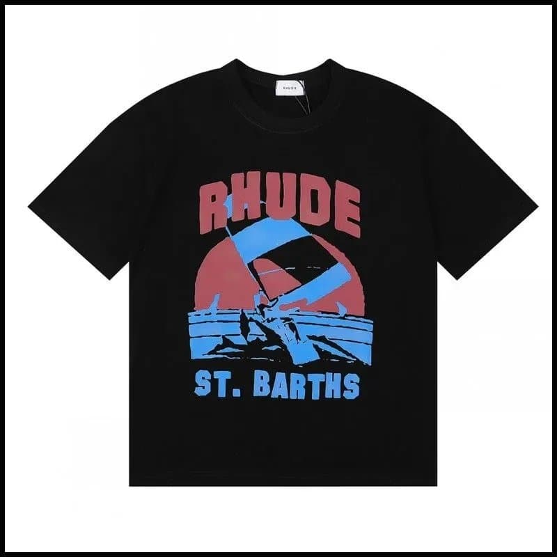 Graphic Tee RHUDE Logo Patch — 32