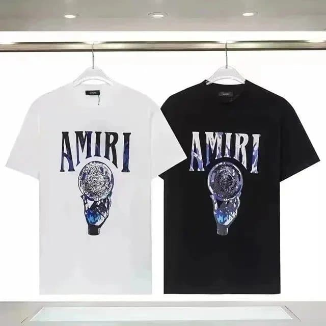 Amiri Graphic Tee Dripping Logo — ALBB-023白
