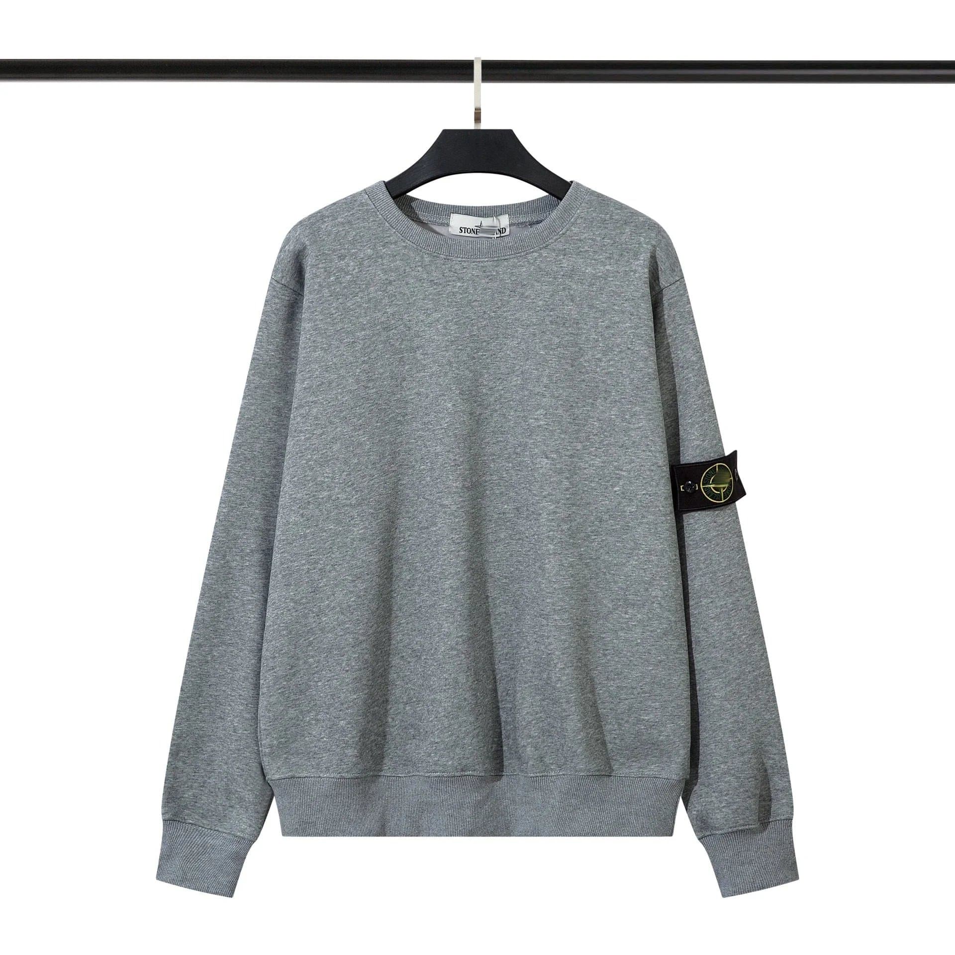Stone Island Cargo Joggers Reflective Compass Patch — 加绒灰色