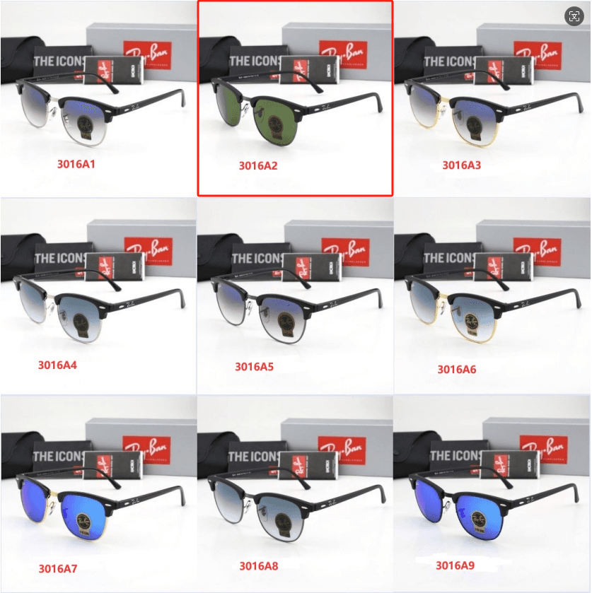 Ray-Ban Clubmaster Green Lens