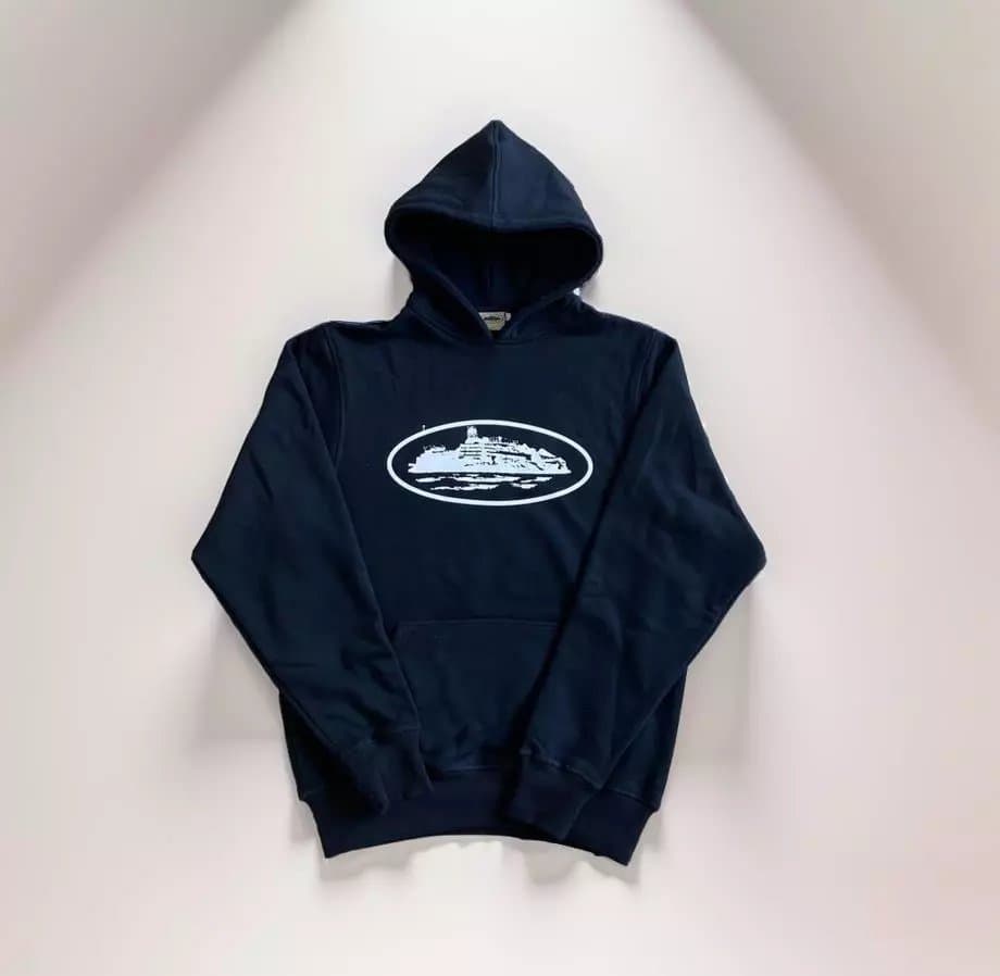 Hoodie Corteiz Script — 黑白