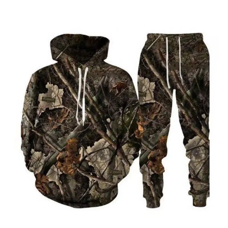 Burberry Camouflage Hoodie and Joggers Set RealTree Camo