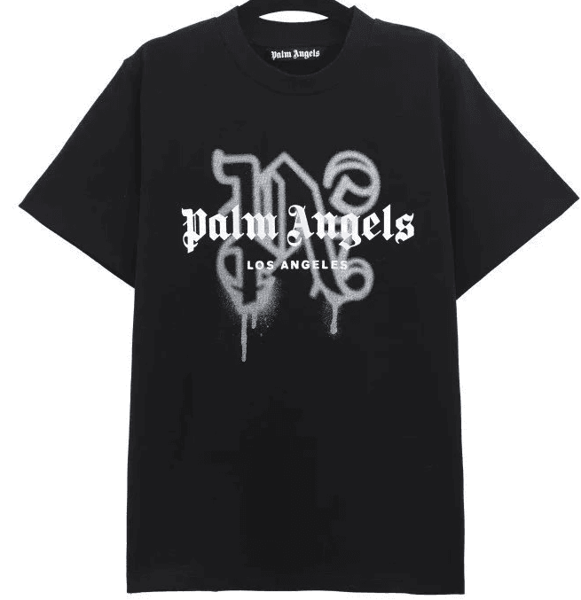 Palm Angels Teddy Bear Graphic Tee Brown Bear Print — 39