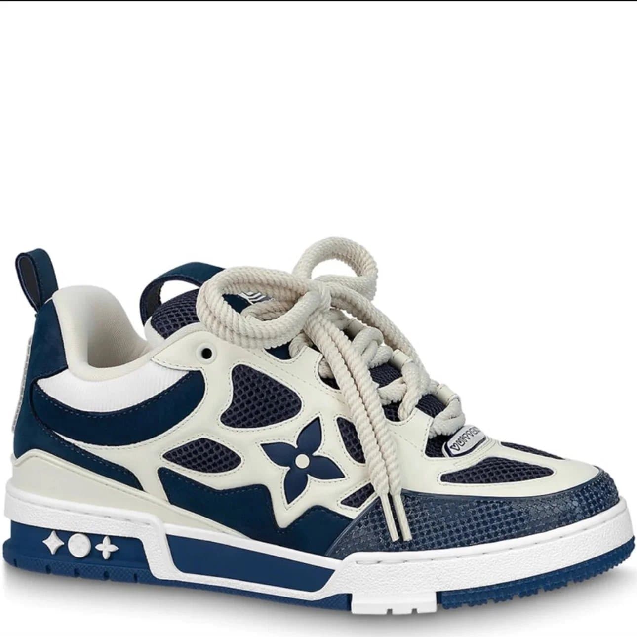 Louis Vuitton LV Trainer Monogram Flower — LV溜冰鞋白蓝