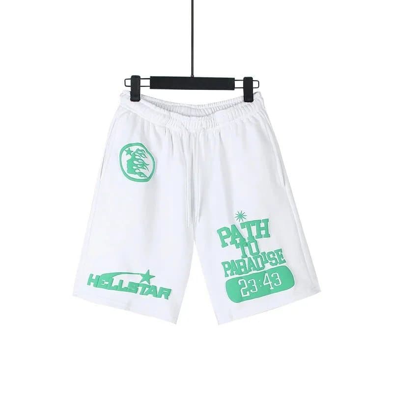 Hollister Drawstring Shorts Logo Print — 27