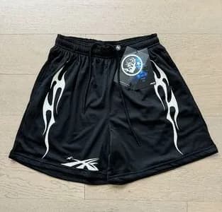 Reebok Mesh Shorts Flame Graphic