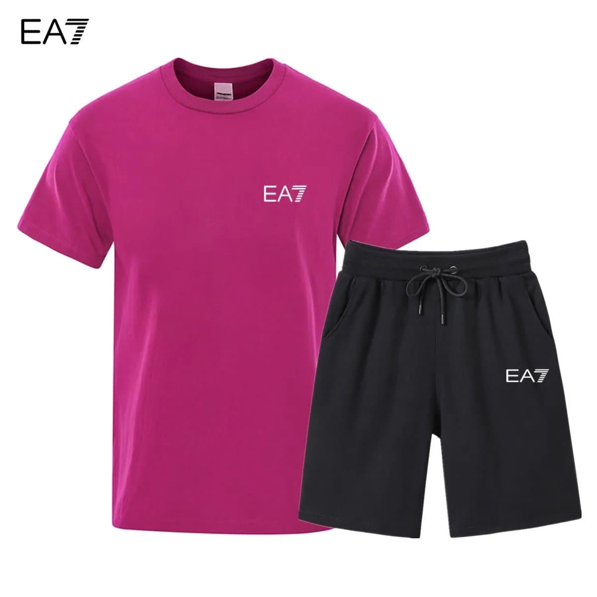 Emporio Armani T-Shirt and Shorts Set EA7 Logo