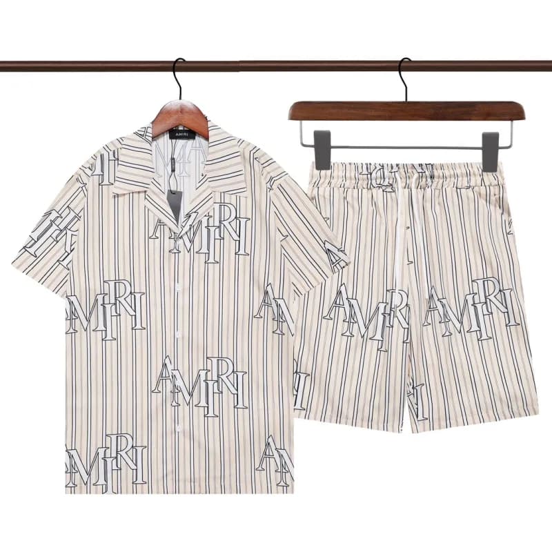 Logo Print Shirt All-Over AMIRI Logo — Q278# K87#