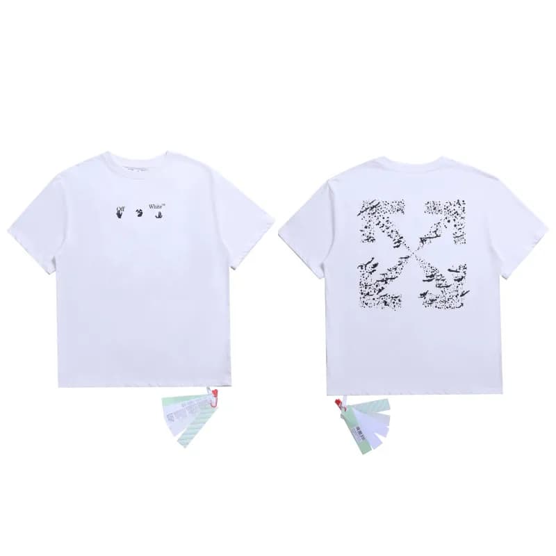 Off-White Arrow Logo T-Shirt Ice Blue Arrow — 2119 white