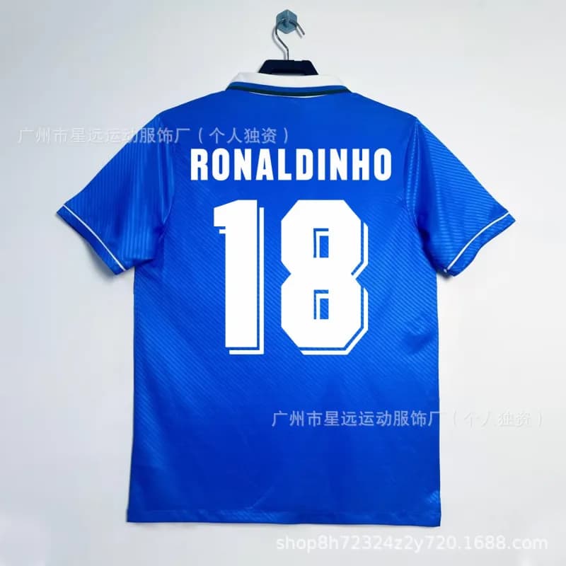 Nike Ronaldinho #18 Jersey Retro Soccer