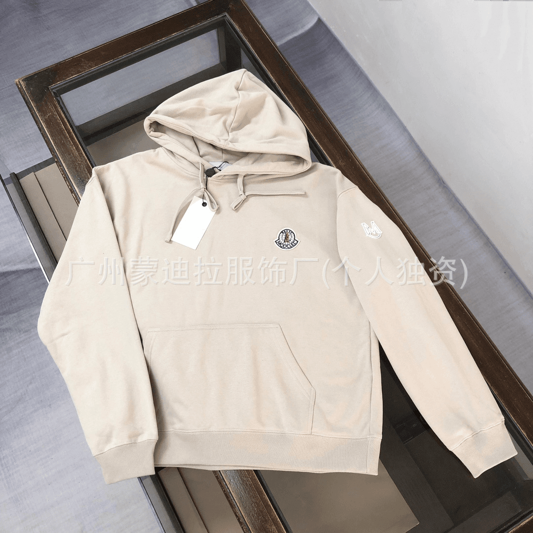 Moncler Hooded Sweatshirt Logo Patch