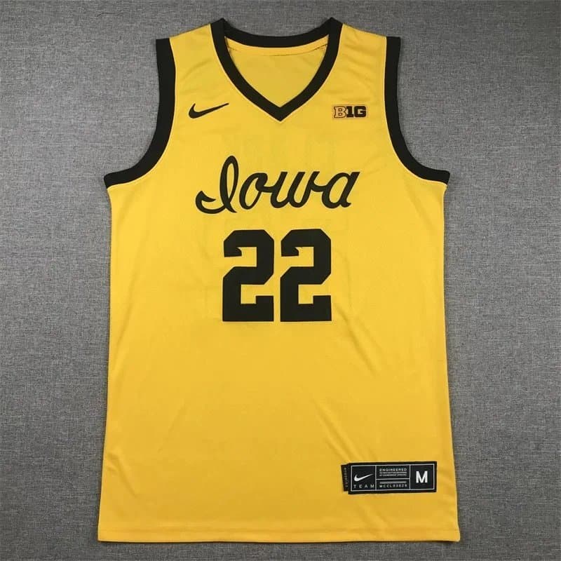 Nike Iowa Basketball Jersey Team Yellow