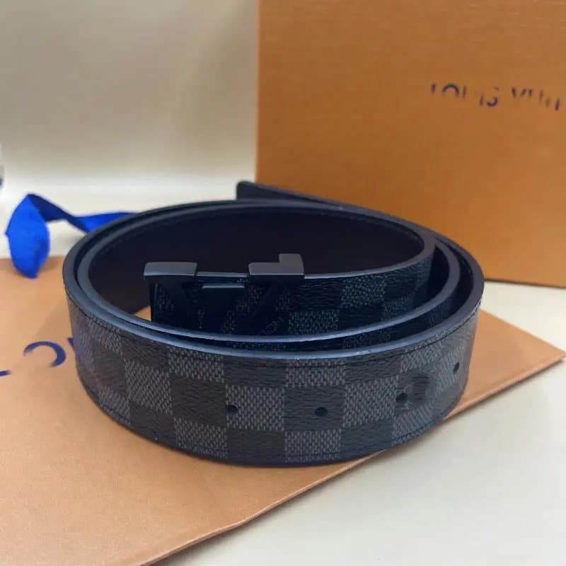 Louis Vuitton Damier Graphite Belt Monogram Canvas
