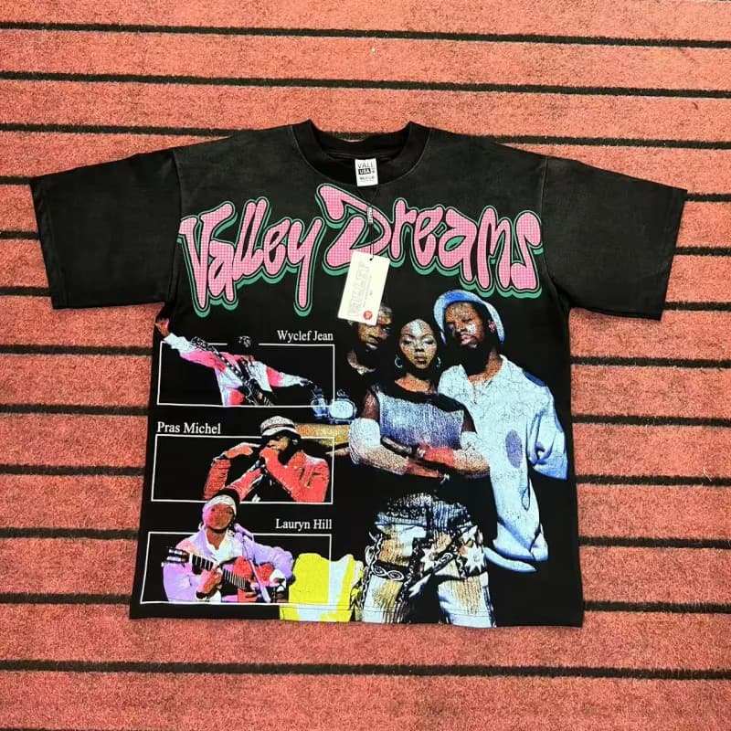 Saint Laurent Graphic T-Shirt Wesley Dreams Print — Z10