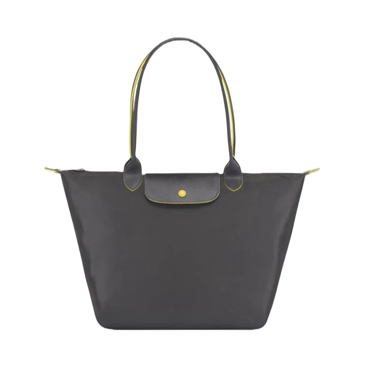 Longchamp Le Pliage Medium Tote — 枪灰