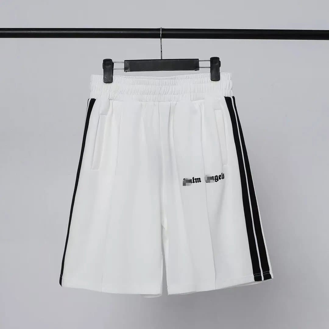 Palm Angels Track Shorts Black Stripe