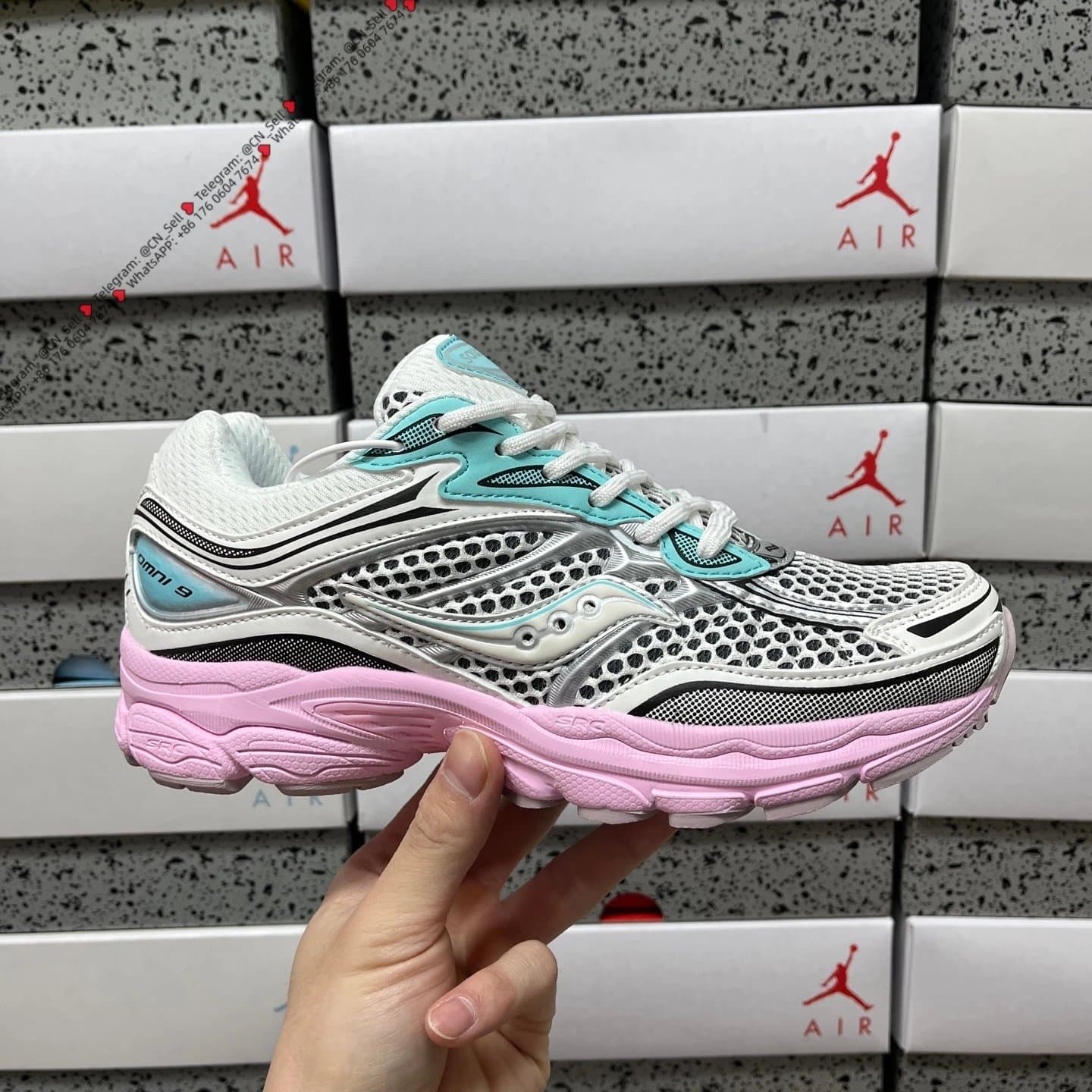Asics Gel-Kayano 14 White/Mint/Pink