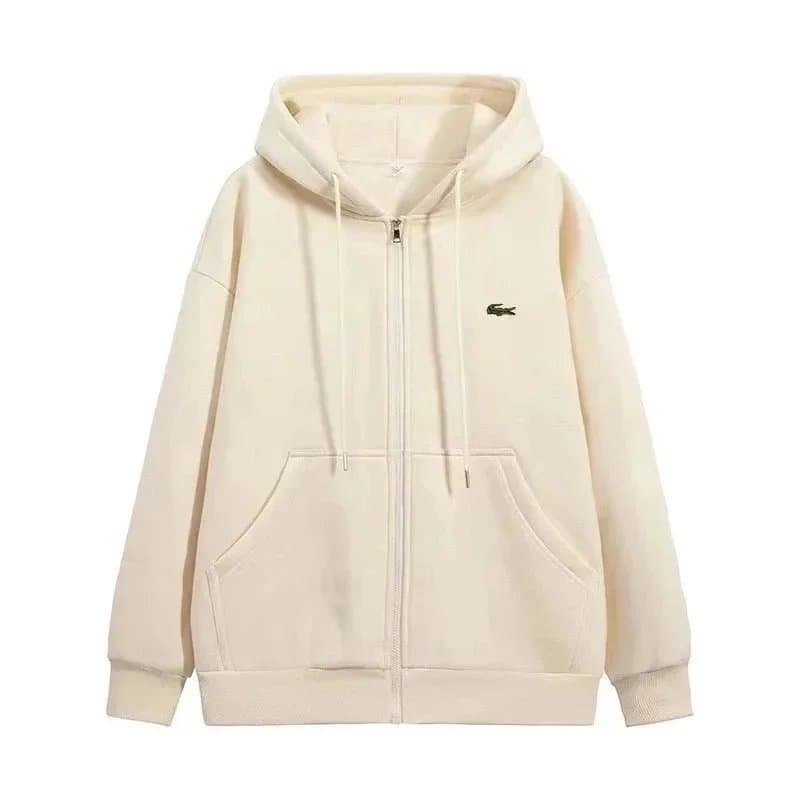 Lacoste Hooded Sweatshirt Solid Color — 4